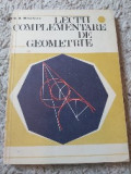 Lectii complementare de geometrie