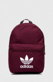 Adidas Originals rucsac culoarea bordo, mare, cu imprimeu