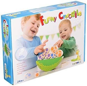 Joc de echilibru funny crocodile - beleduc
