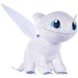 Jucarie din plus Light Fury Sparkle, Dragons, 40 cm, Play By Play