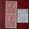 1920 Romania- Ferd. b. mare Mi253z-Hartie scame albastre-per.vert.-MNH-RAR
