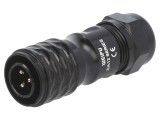Mufă SA12 tată PIN 3 IP67 5&divide;8mm 13A WEIPU 250V