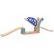 Accesoriu Pod de Lemn Suspendat pentru Circuit BigJigs Toys Albastru