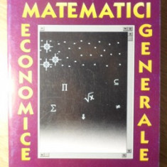 MATEMATICI ECONOMICE GENERALE-C. DOCHITOIU, A. MATEI