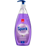 Detergent vase Sano Spark Lavanda, 1L, cu pompita, delicat cu pielea, elimina grasimea, ofera stralucire