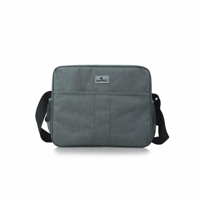 Geanta accesorii bebe, compartimentata, Lorelli (Model / Culoare: Pink &amp;amp; Grey)