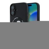 Husa pentru iPhone 16 Plus - Karl Lagerfeld Silicone Ring MagSafe (KLHMP16MSCMKCRHK) - Karl&amp;Choupette