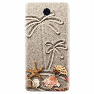 Husa silicon pentru Huawei Enjoy 7 Plus, Beach Sand foto