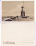 Constanta - Farul Carol I-militara WWI, WK1, Circulata, Printata