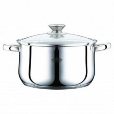 Cratita inox cu capac din sticla Peterhof PH-15809-18, 2.5 L foto