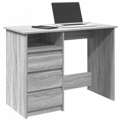 vidaXL Birou, gri sonoma, 102x50x75 cm, lemn compozit 860468
