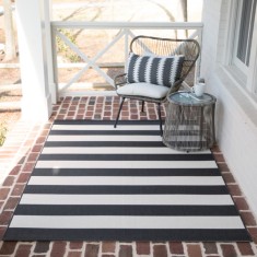Covor Premium Belgian Model Elis 48644-690, Marime 80 x 150 cm, Negru, Antialergic, Polipropilena, Living, Dormitor, Sufragerie, Birou foto