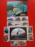 GRENADA, LOCOMOTIVE - COLIȚE + SERII COMPLETE MNH