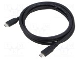 Cablu USB 4.0 USB C Goobay 1,5m negru 40Gbps