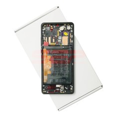 LCD+Touchscreen cu Rama Huawei P30 Pro BLACK Original Service Pack HUAWEI