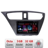 Navigatie Honda Civic 2012-2016 D-CIVIC Octa Core cu Android Radio Bluetooth Internet GPS WIFI DSP 3+32 GB 4G K LENOVO LITE CarStore Technology