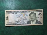 CONGO 20 FRANCI 1967 RARĂ