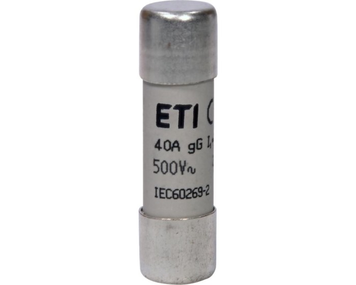 Siguranta fuzibila cilindrica 40A CH14X51 gG 500V Eti 002651034