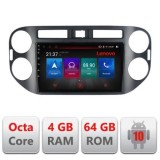 Navigatie VW Tiguan 2009-2015 Android radio gps internet Octa Core 4+64 LTE Kit-489v2+EDT-E509-PRO CarStore Technology