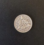 Marea Britanie UK 3 Pence 1934 George V moneda din argint km # 831, Europa