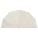 Cumpara ieftin Copertina laterala pliabila de terasa, crem, 160 cm