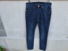 Pantaloni Jeans Barbati Skinny Denim Talie 82cm Marimea M 40