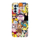 Husa compatibila cu Oppo A54 5G model Cartoon Network, Silicon, TPU, Viceversa, Transparent, Carcasa