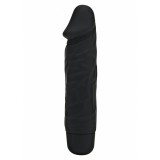 Mini Vibrator Realist Classic, Multispeed, Silicon, Negru, 15.5 cm, Toy Joy