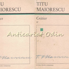 Critice I, II - Titu Maiorescu