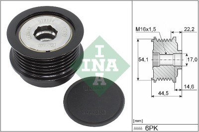 INA 535 0352 10 Sistem roata libera, generator foto