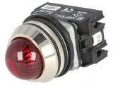 Lumină de control LED 30mm 230VAC