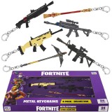 Set figurine breloc, Arma de metal 3D, FORTNITE, 8-15cm, Seria B, Deluxe Box