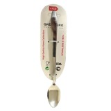 Set 6 lingurite cu coada lunga 18.5x3cm inox Grunberg GR175