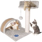 Ansamblu de joaca multifunctional pentru pisici, 2 nivele, funie sisal,, ProCart