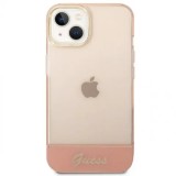 Cumpara ieftin Husa Cover Guess PC/TPU Camera Outline Translucent pentru iPhone 14 Pro Max Pink