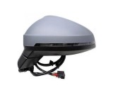 Oglinda usa exterioara Audi A4/S4 (B9), 11.2015-, partea Stanga, reglare electrica; carcasa grunduita; incalzit; sticla asferica; geam cromat; rabata
