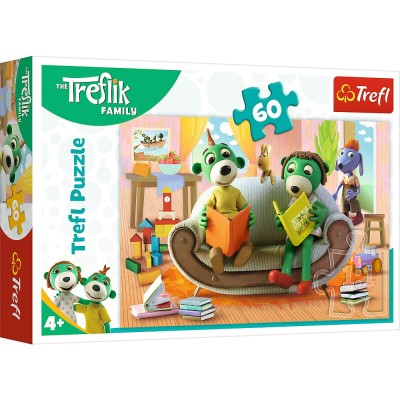 PUZZLE TREFL 60 TREFLIK SA CITIM IMPREUNA foto