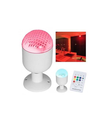 Bec LED E27 RGB 5W cu difuzor incorporat 5W foto
