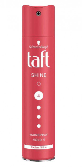 Fixativ Taft Shine Ultra Strong, nivel fixare 5, formula vegana, 250 ml