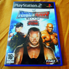 WWE SmackDown vs RAW 2008 pentru PS2, original, PAL