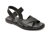 Sandale PLANET negre, 243658, din piele naturala