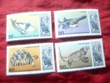 Serie Berlin 1978 - Fauna - Animale preistorice, 4 valori, Nestampilat