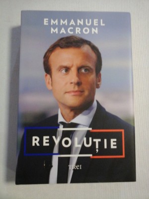 REVOLUTIE - EMMANUEL MACRON foto