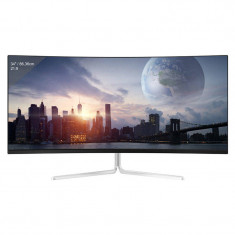 Monitor LED Curbat LC POWER LC-M34-UWQHD-100-C-V2 34 inch UWQHD VA 4ms 100Hz White foto