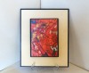 Marc Chagall - art print - La cirque Rouge - lemn montat pe p&acirc;nză cartonată
