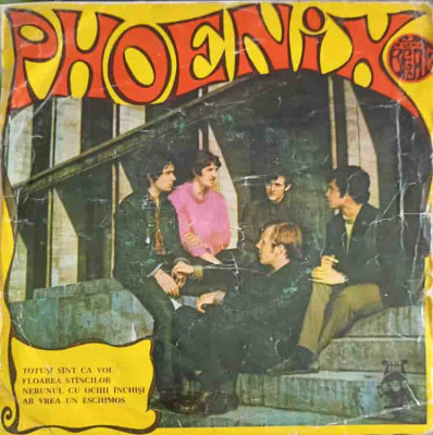 Disc vinil, LP. TOTUSI SUNT CA VOI. FLOAREA STANCILOR. NEBUNUL CU OCHII INCHISI. AR VREA UN ESCHIMOS-PHOENIX foto