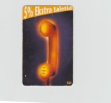 bnk card Cartele telefonice - Danemarca - Tele Danmark - Tdc Special - 5% Extra Phonetime - Tel:TDS037B