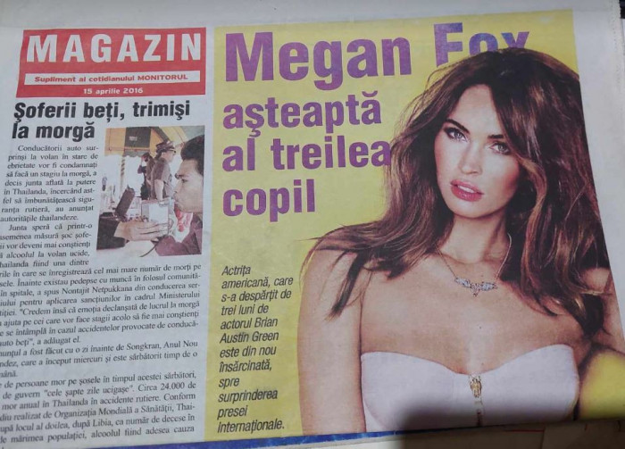 MAGAZIN - supliment al ziarului Monitorul de Botoșani , 15 aprilie 2016