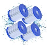 Cartuș filtru pentru piscine, cartuș filtru de &icirc;nlocuire pentru piscină Easy Set (4 buc.)