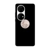 Husa compatibila cu Huawei Nova Y70 model Full white Moon, Silicon, TPU, Viceversa, Transparent, Carcasa